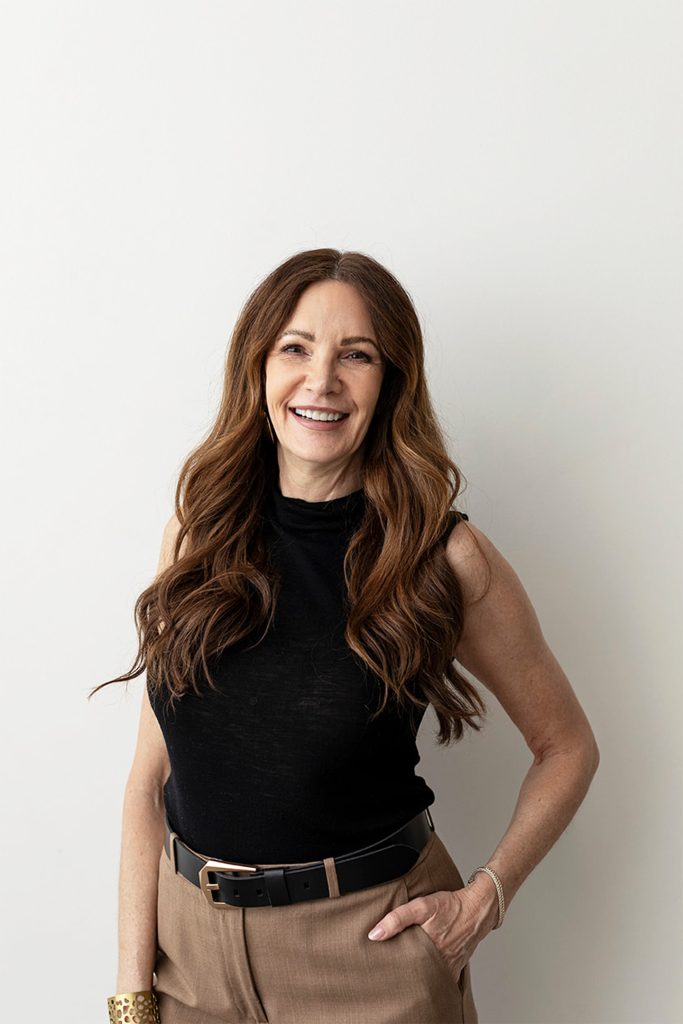 Professional headshot of a female lead interior designer and business owner.