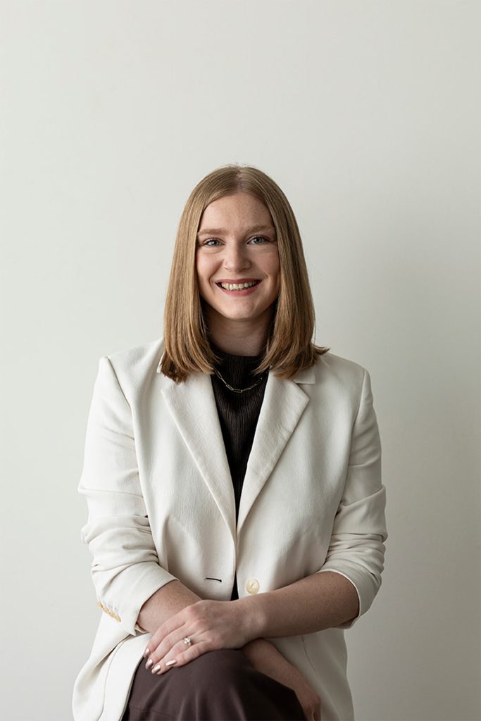 Professional headshot of a female interior designer.